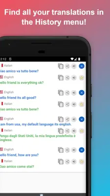 English to Italian Translator android App screenshot 4